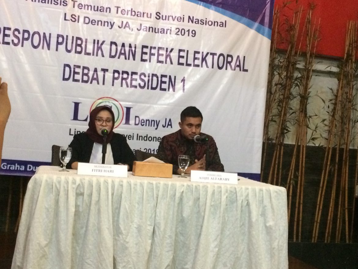 IMG_8256 Pasca Debat, LSI Denny JA: Jokowi Masih Unggul dari Prabowo