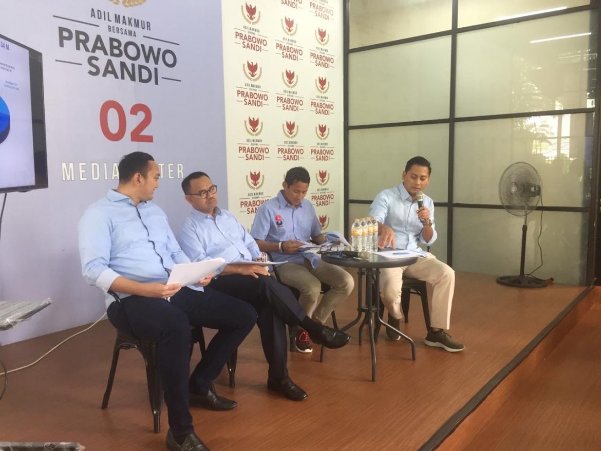 01a4a7d8-4ba3-4199-bbe3-7791b9e3a183 BPN: Sumbangan Masyarakat Kampanye Prabowo-Sandi Meningkat