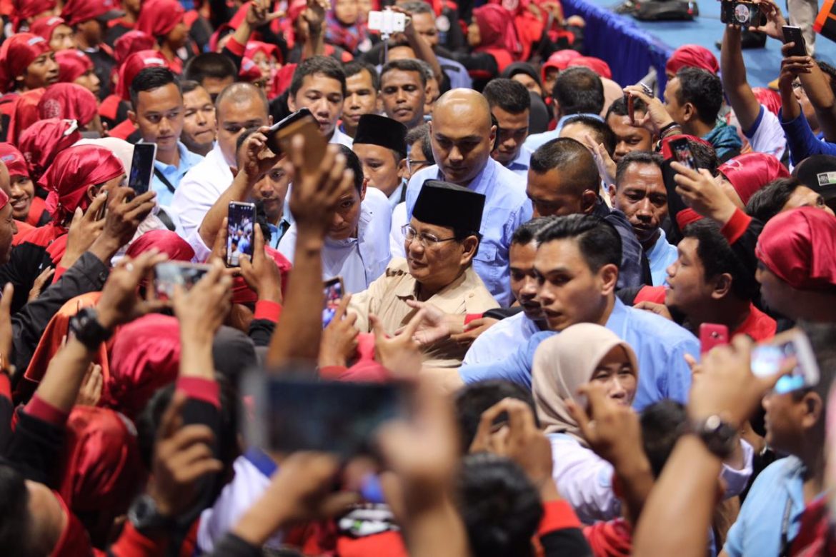 Dihadapan Buruh, Prabowo Singgung Rasa Keadilan di Indonesia