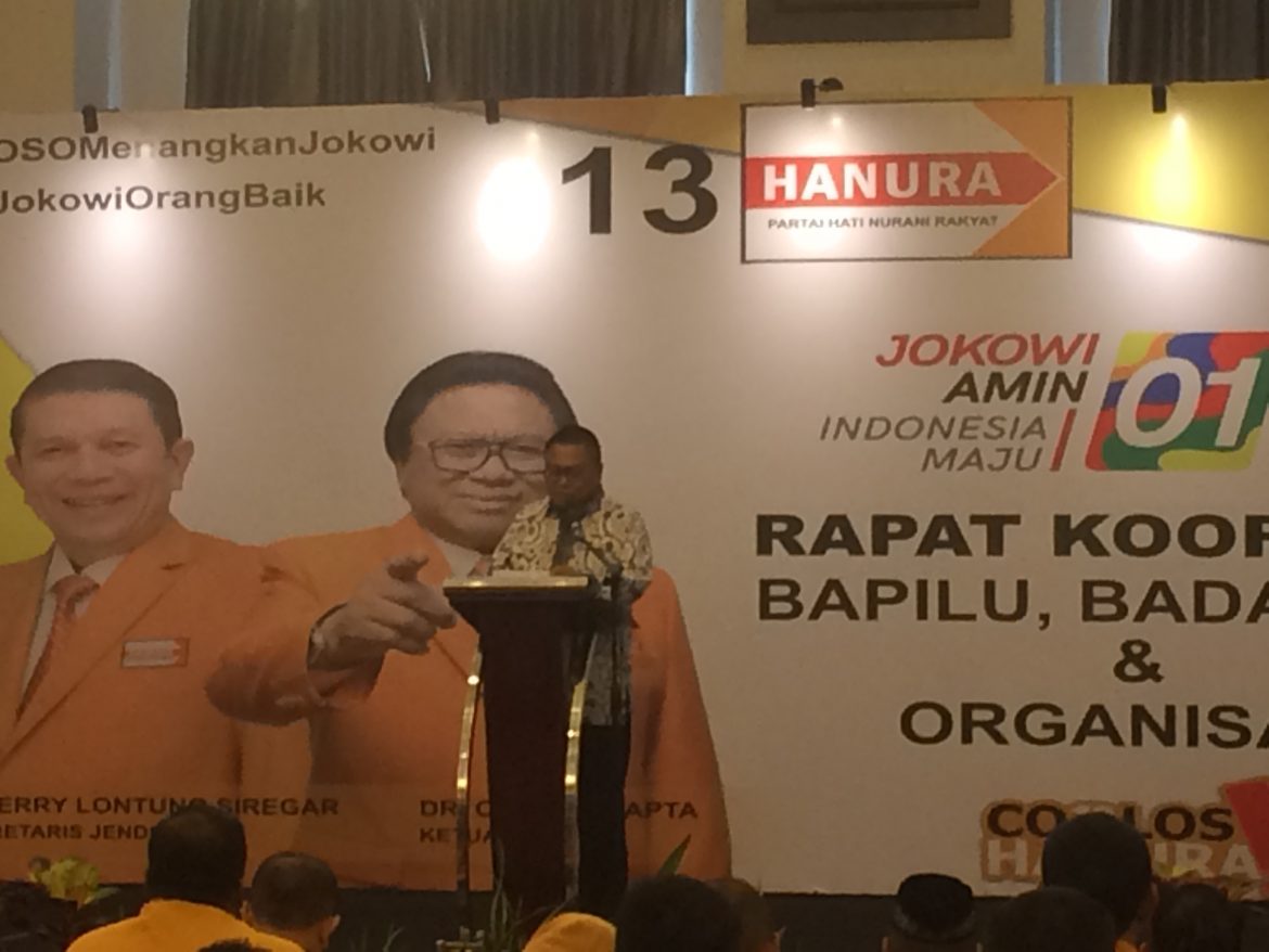 IMG_8647 Polemik dengan KPU, OSO Klaim Elektabilitas Hanura Naik