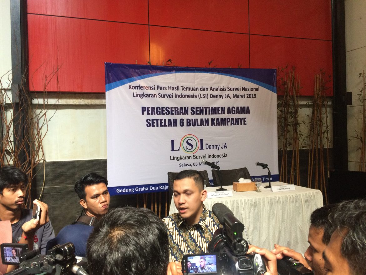 Survei LSI Denny JA: Jokowi Masih Unggul dari Prabowo