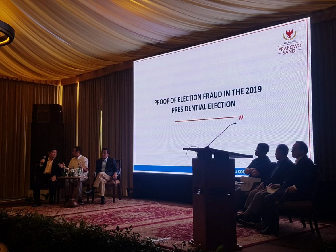 Pemilu 2019 Tak Jujur dan Tak Transparan