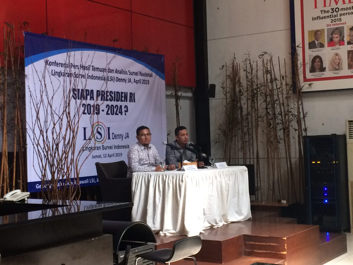 Jelang Pencoblosan, Jokowi Menang Dua Digit dari Prabowo