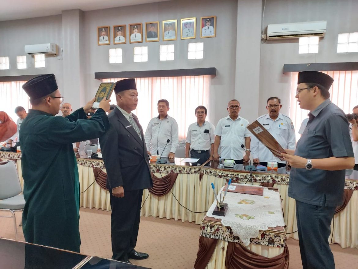 Dari Plh, Effendi Resmi Dilantik Jadi Penjabat Sekda, Disetujui Pemprov Babel