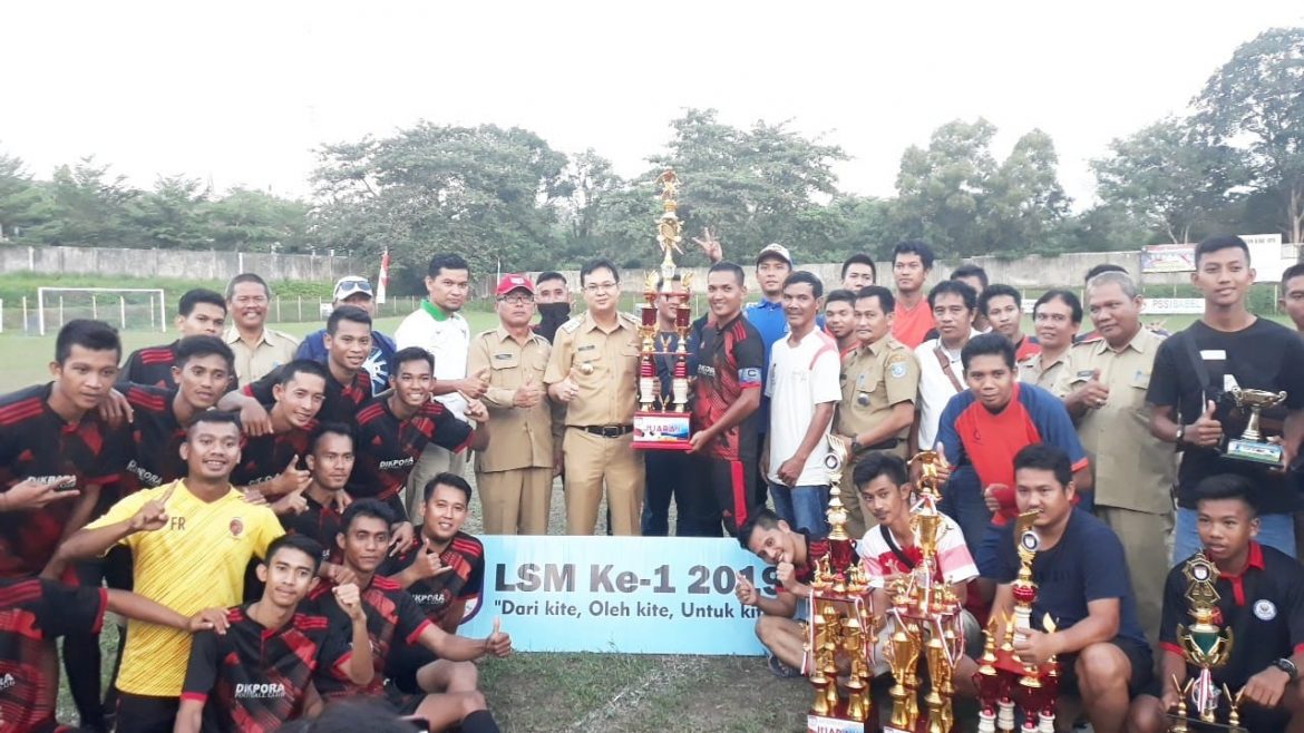 Bupati Markus Siap Support Turnamen Liga Sepakbola Muntok