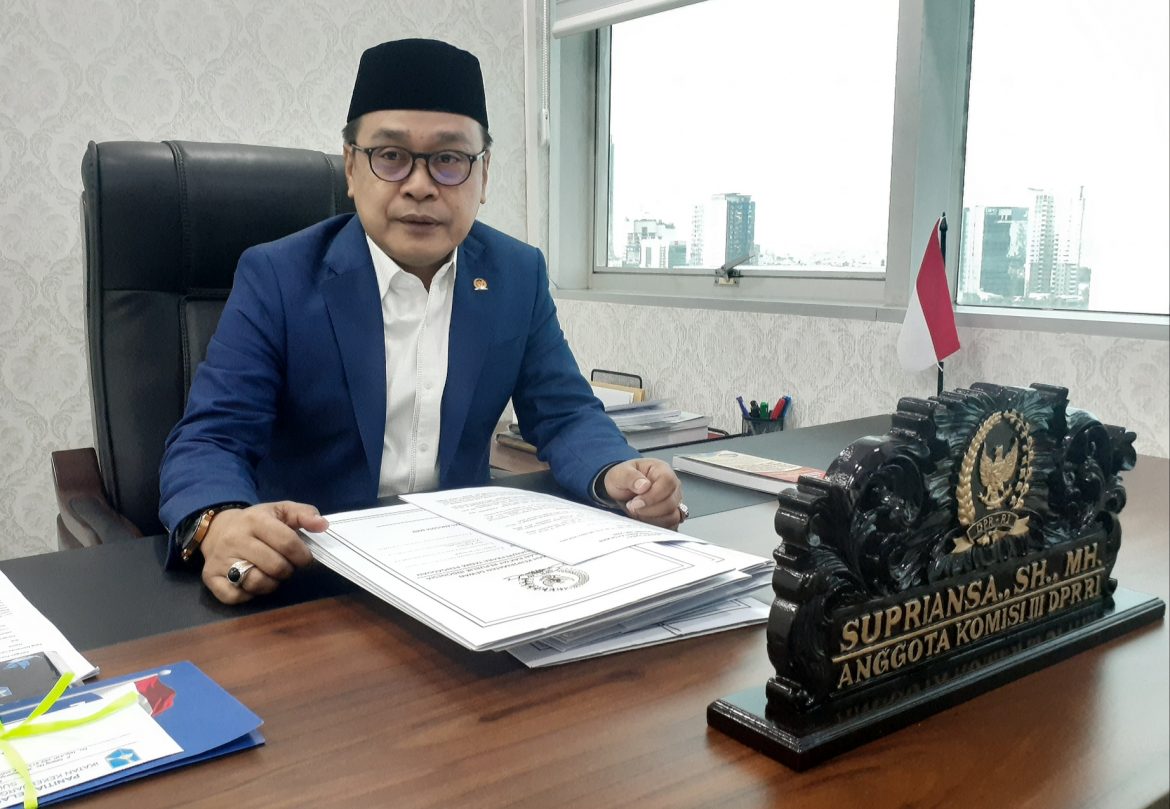 Anggota Komisi III DPR Fraksi Golkar Supriansa