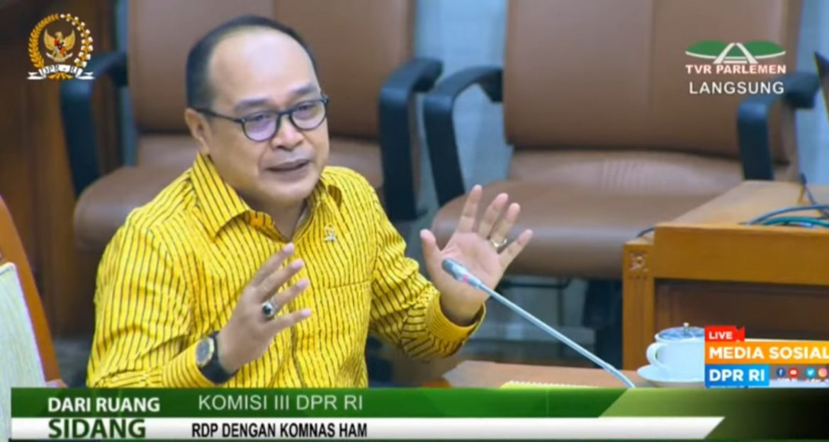 Anggota Komisi III DPR Fraksi Golkar Supriansa Anggota Komisi III DPR Fraksi Golkar Supriansa