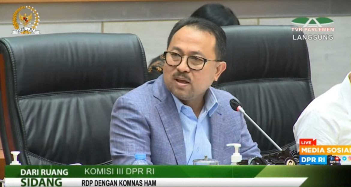 Wakil Ketua Komisi III DPR Fraksi PAN Pangeran Khairul Saleh