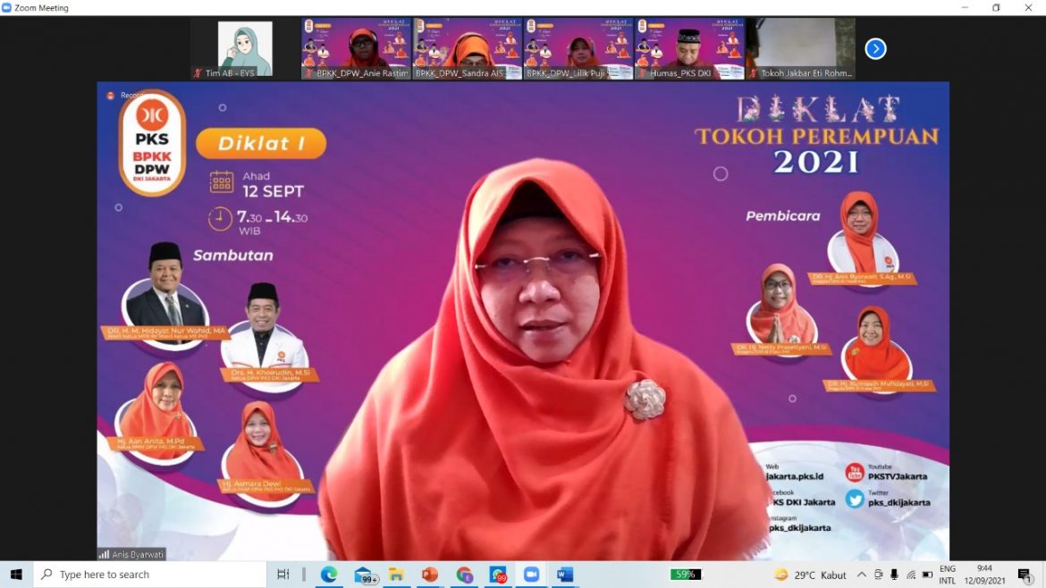 Anggota Komisi XI DPR Fraksi PKS Anis Byarwati