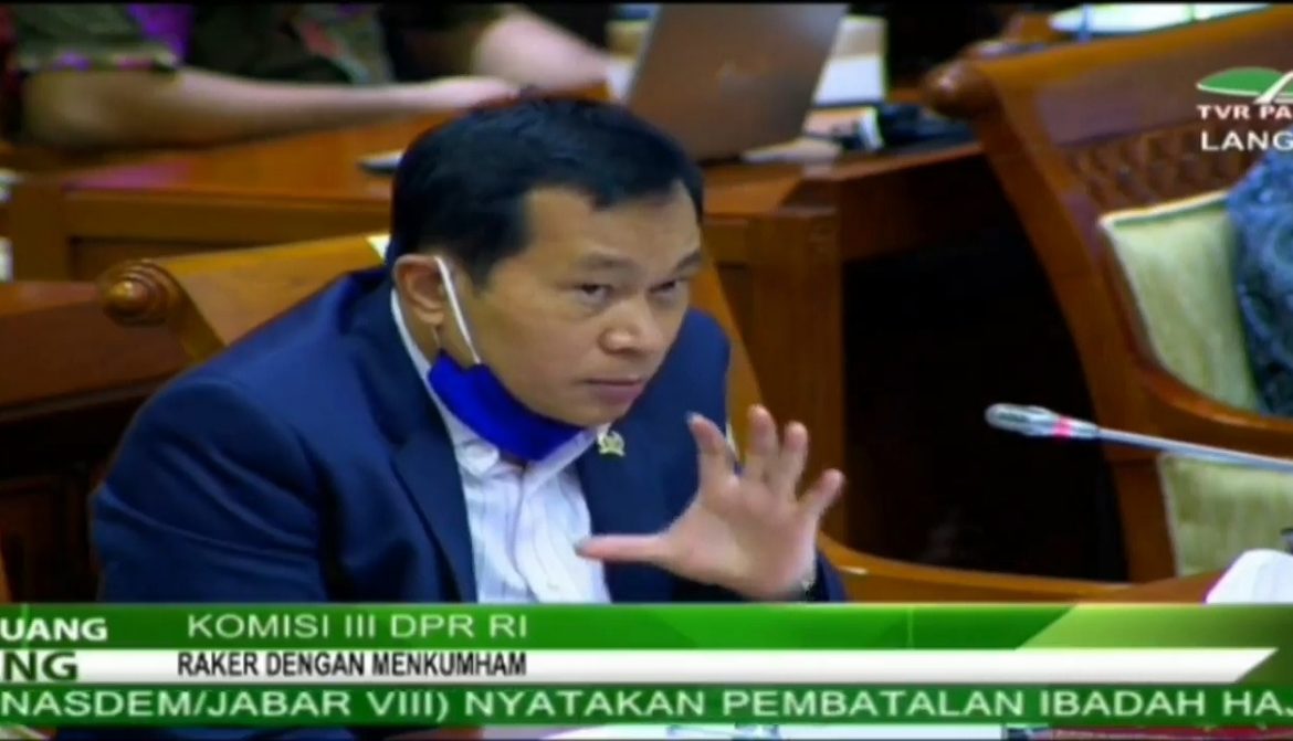 Anggota Komisi III DPR Fraksi Demokrat Santoso