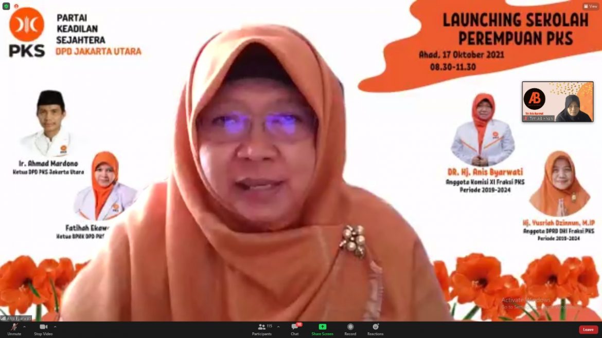 Anggota DPR Fraksi PKS Anis Byarwati