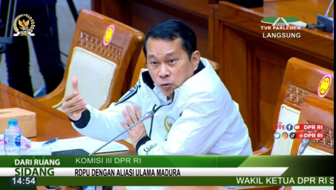 Anggota Komisi III DPR Fraksi Demokrat Santoso