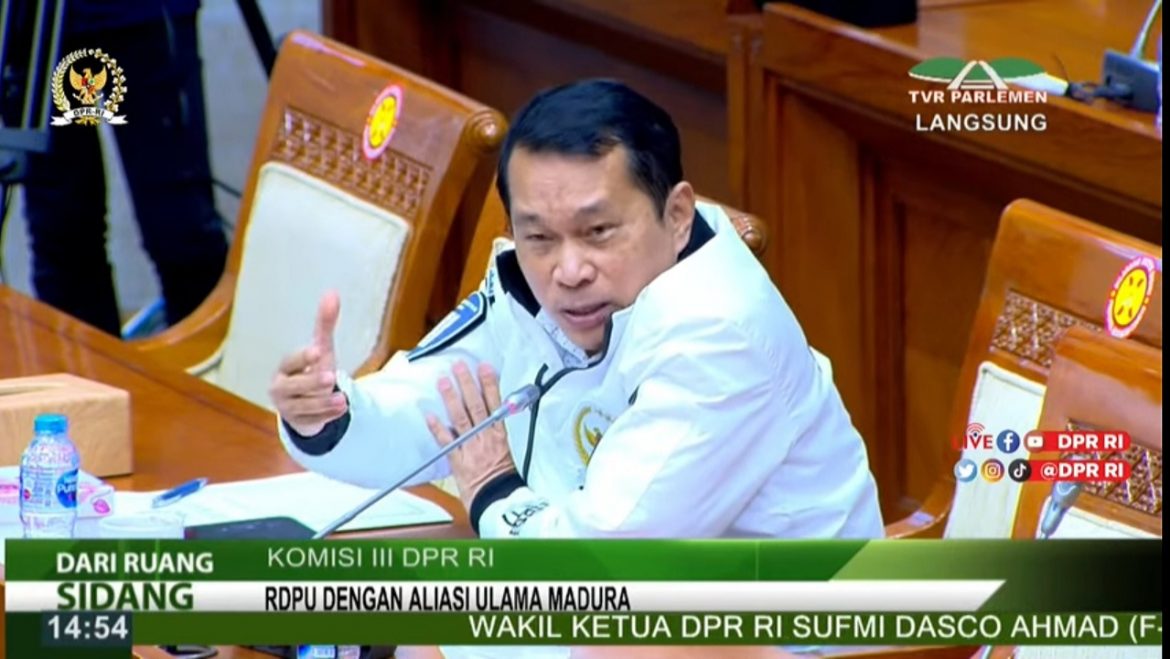 Anggota Komisi III DPR Fraksi Demokrat Santoso Anggota Komisi III DPR Fraksi Demokrat Santoso