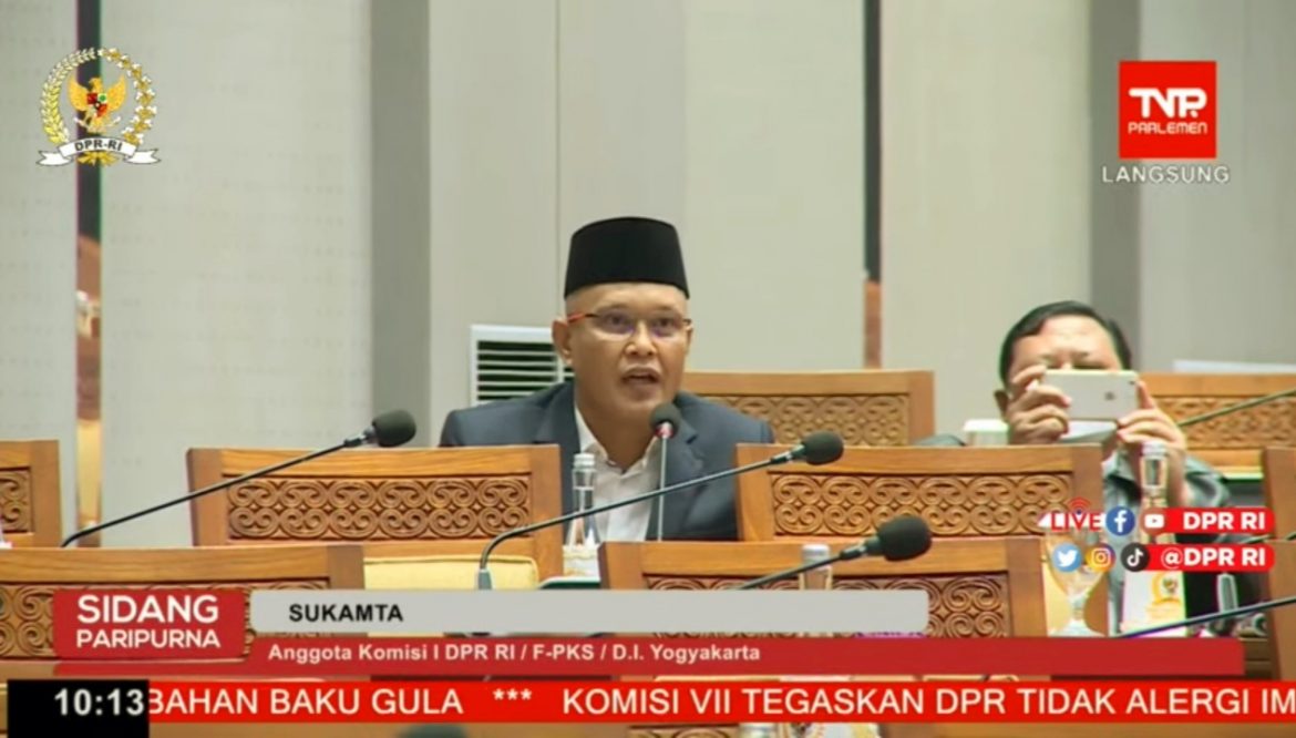 Anggota Komisi I DPR Fraksi PKS Sukamta