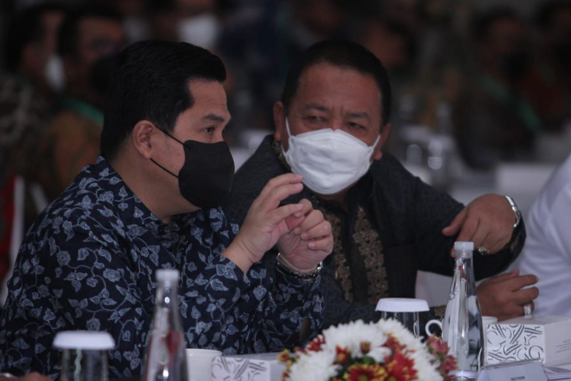 Sumbagsel Punya Potensi Besar, Erick Thohir: Pembangunan Ekonomi Harus di Seluruh Indonesia
