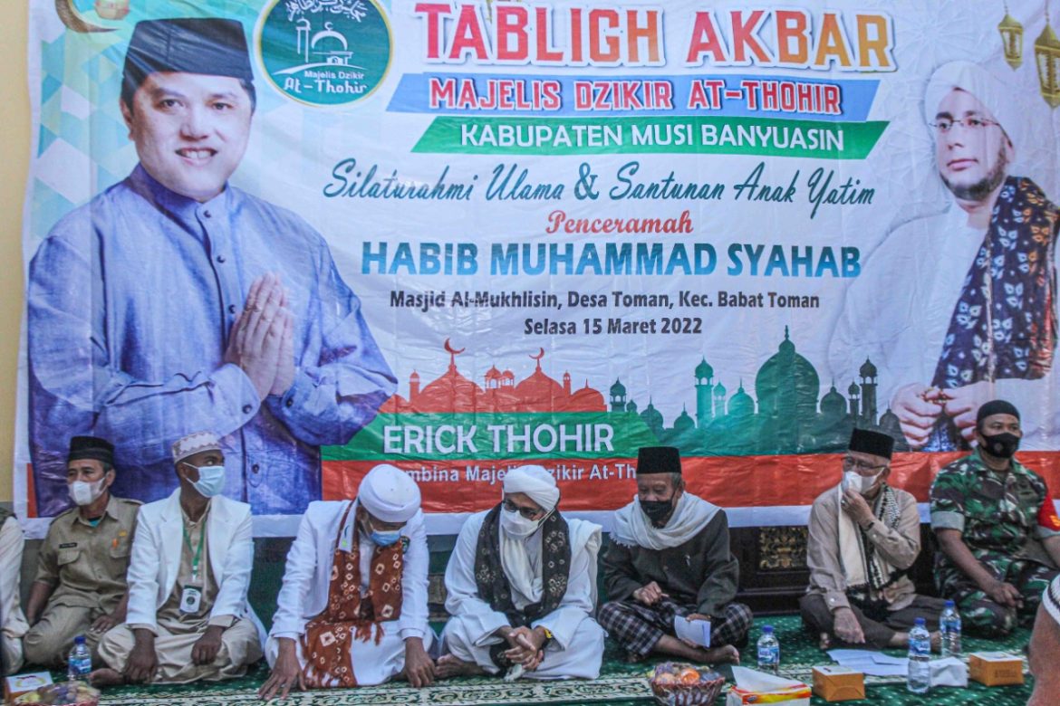 Bantu Ratusan Anak Yatim, Majelis Dzikir At-Thohir Muba Resmi Dilantik