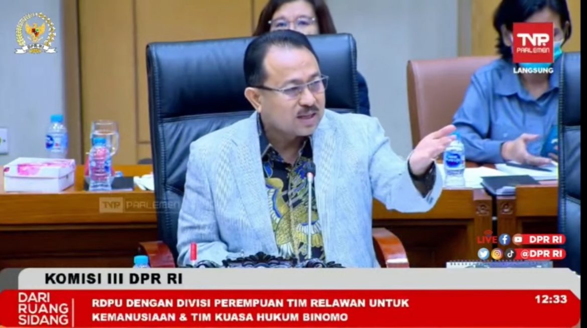 Wakil Ketua Komisi III DPR Fraksi PAN Pangeran Khairul Saleh