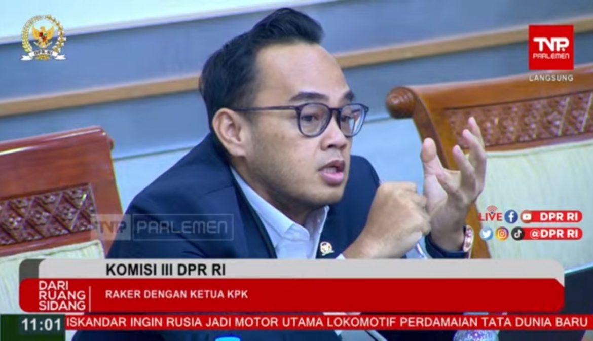 Anggota Komisi III DPR Fraksi PKB Mohamad Rano Alfath