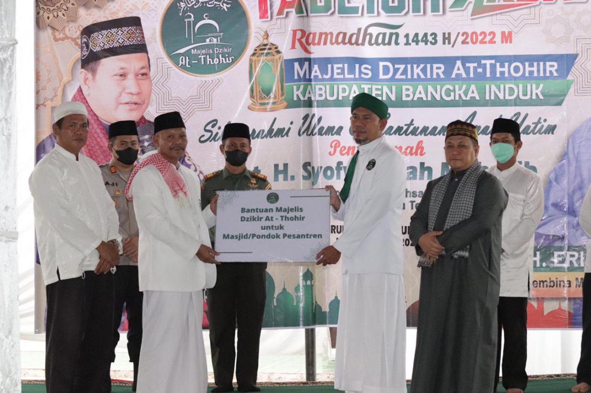 Gelar Tabligh Akbar, Majelis Dzikir At-Thohir Bangka Dorong Peningkatan Kualitas Guru Agama