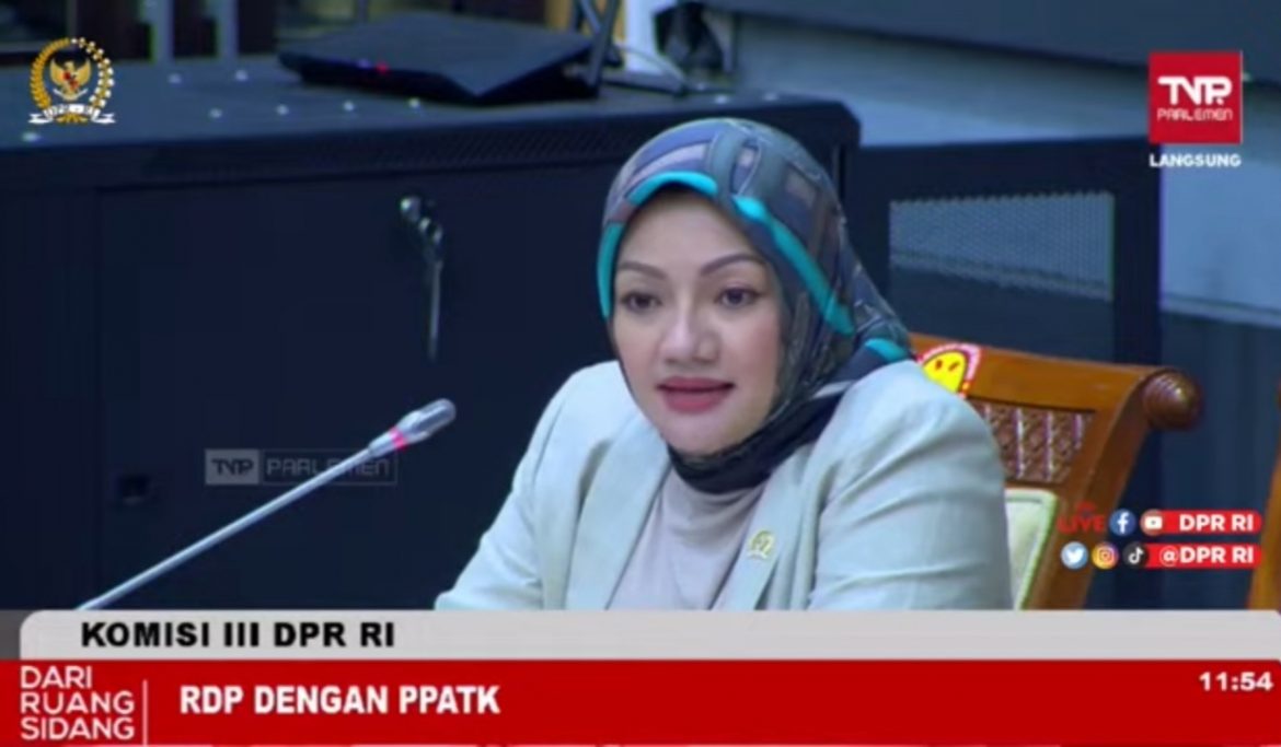 Anggota Komisi III DPR Fraksi Golkar Adde Rosi Khoerunnisa