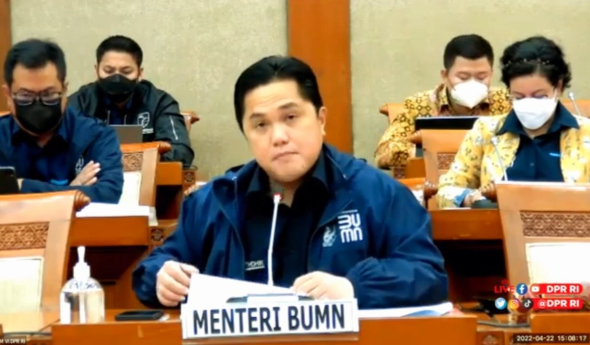 Menteri BUMN Erick Thohir