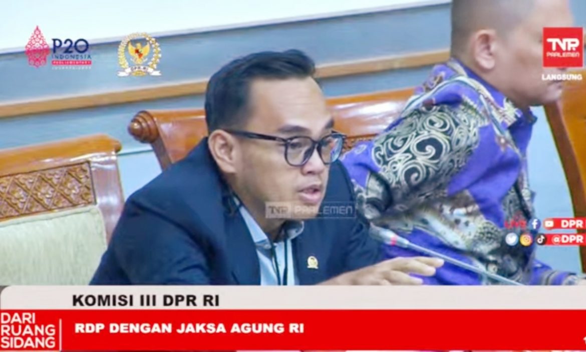 Anggota Komisi III DPR Fraksi PKB Mohamad Rano Alfath