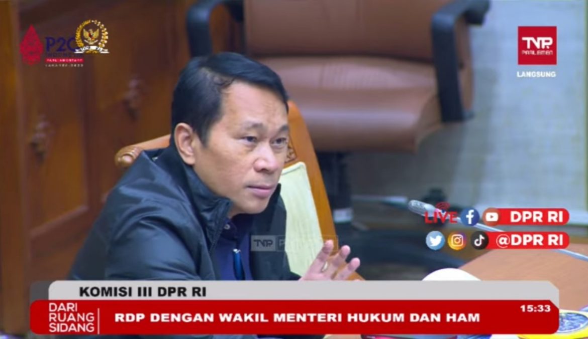 Anggota Komisi III DPR Fraksi Demokrat Santoso