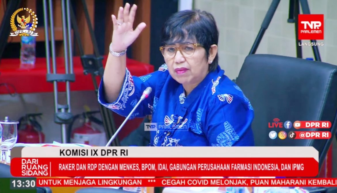 Anggota Komisi IX DPR Fraksi NasDem Irma Suryani Chaniago