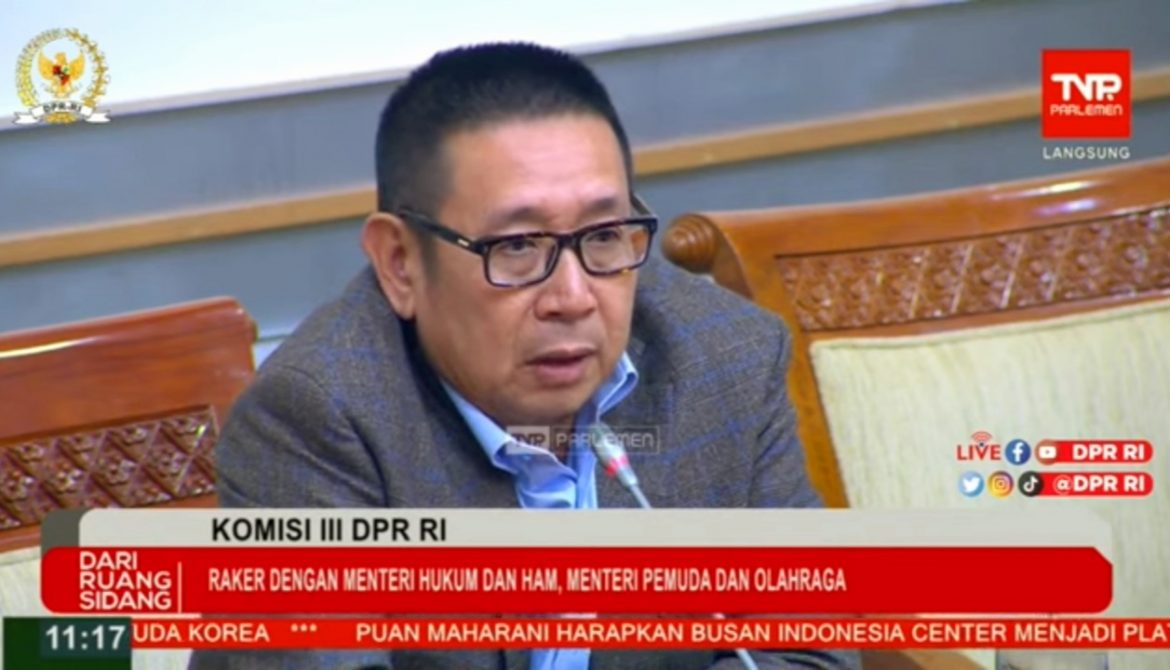 Anggota Komisi III DPR Fraksi Gerindra Wihadi Wiyanto