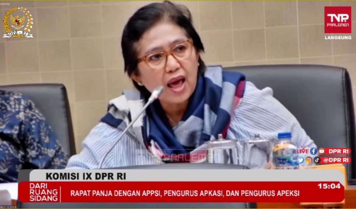 Anggota Komisi IX DPR Fraksi NasDem Irma Suryani Chaniago