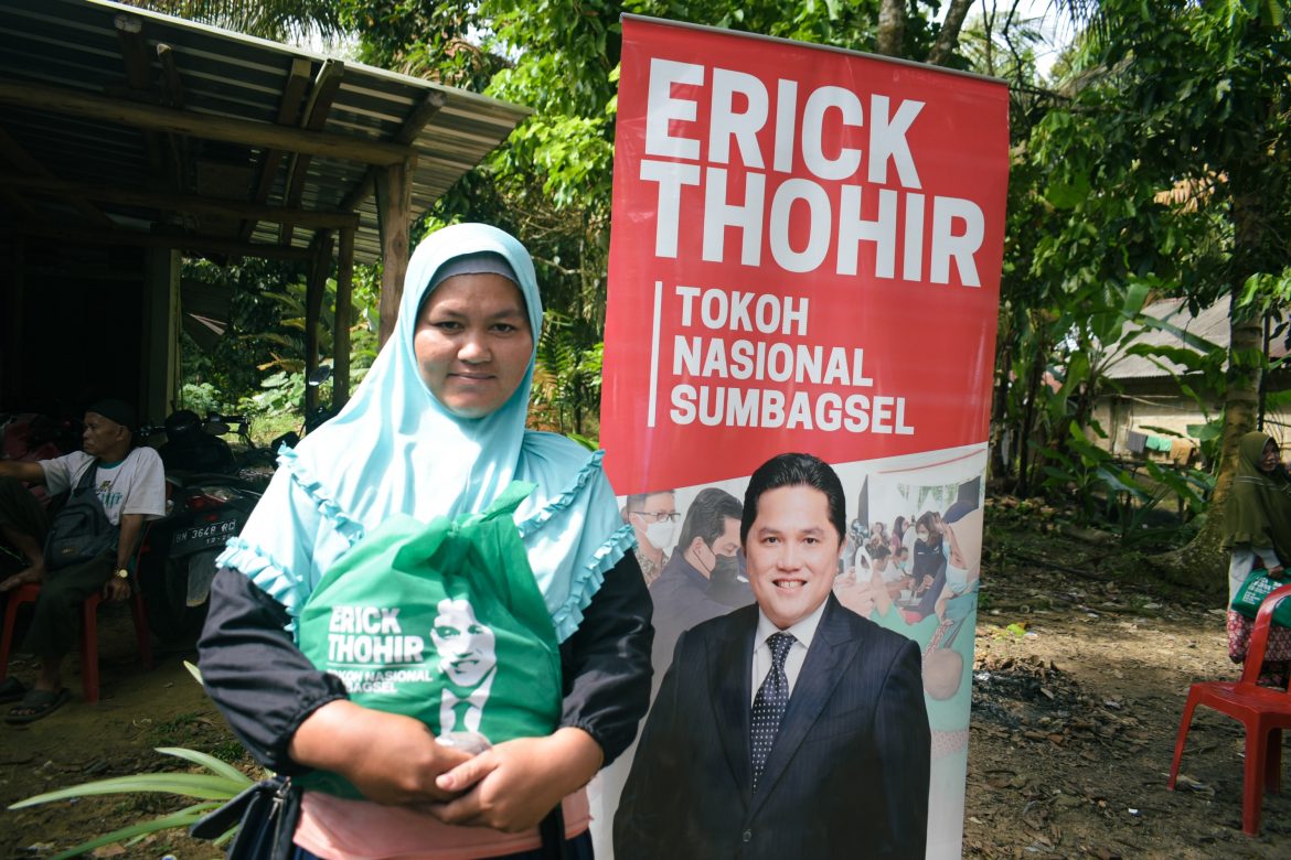 Dikenal Dermawan, Erick Thohir Didoakan Warga Bangka Barat Selalu Sehat Agar Terus Membantu Masyarakat Kurang Mampu