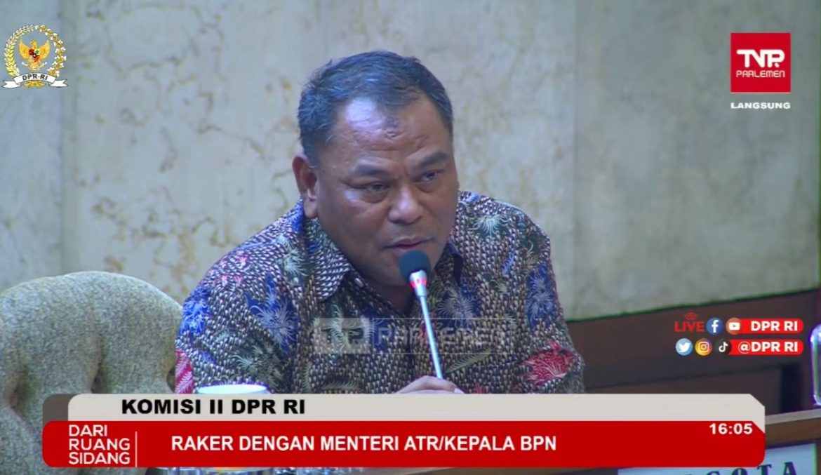 Anggota Komisi II DPR Fraksi Gerindra Rahmat Muhajirin