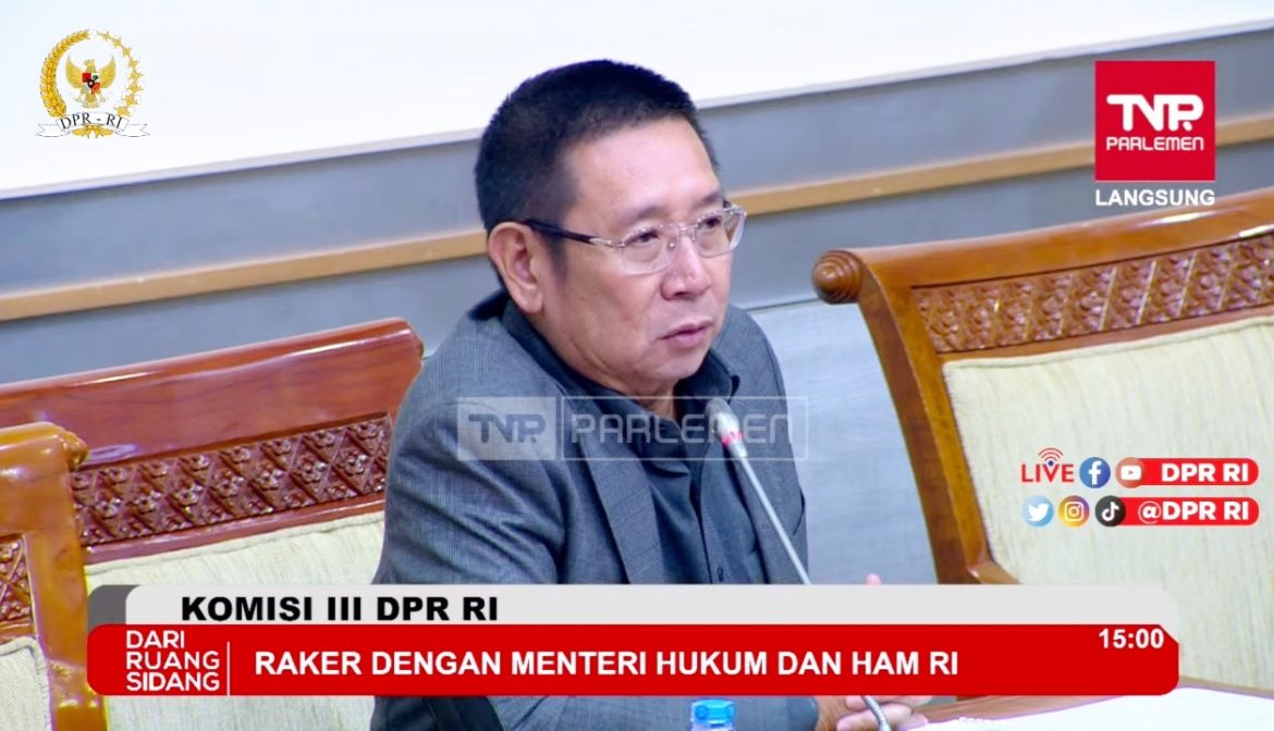 Anggota Komisi III DPR Fraksi Gerindra Wihadi Wiyanto