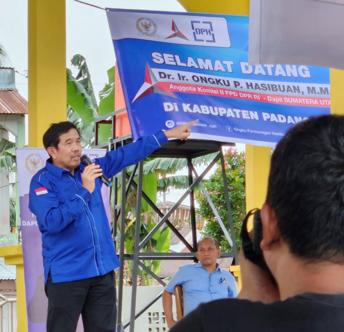 Anggota Komisi II DPR Fraksi Partai Demokrat Ongku Parmonangan Hasibuan