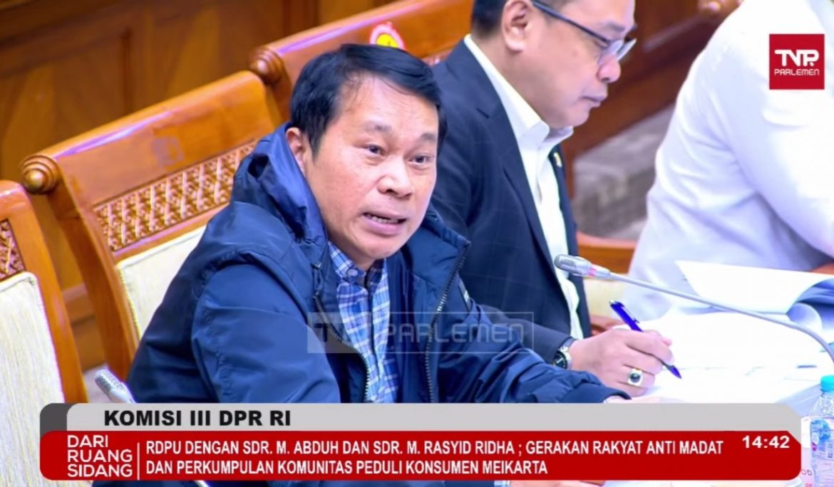 Anggota Komisi III DPR Fraksi Partai Demokrat Santoso