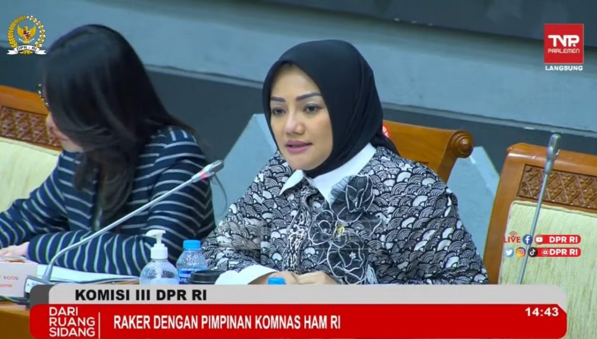 Anggota Komisi III DPR Fraksi Golkar Adde Rosi Khoerunnisa