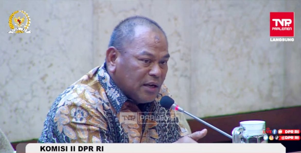 Anggota Komisi II DPR Fraksi Gerindra Rahmat Muhajirin