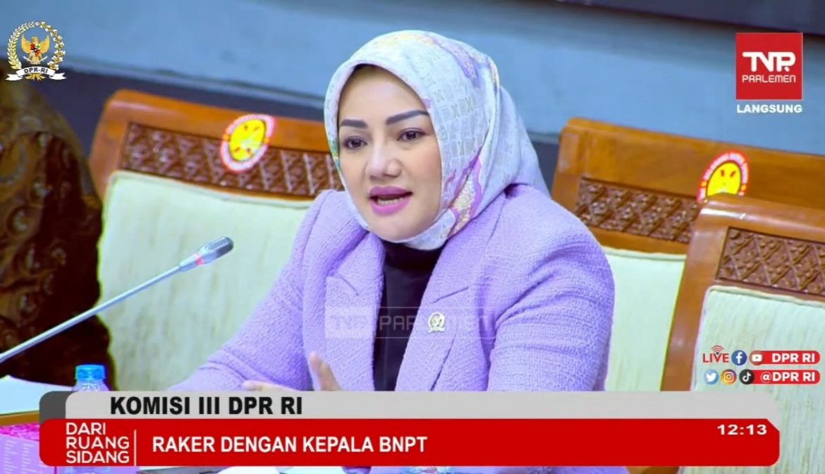 Anggota Komisi III DPR Fraksi Golkar Adde Rosi Khoerunnisa