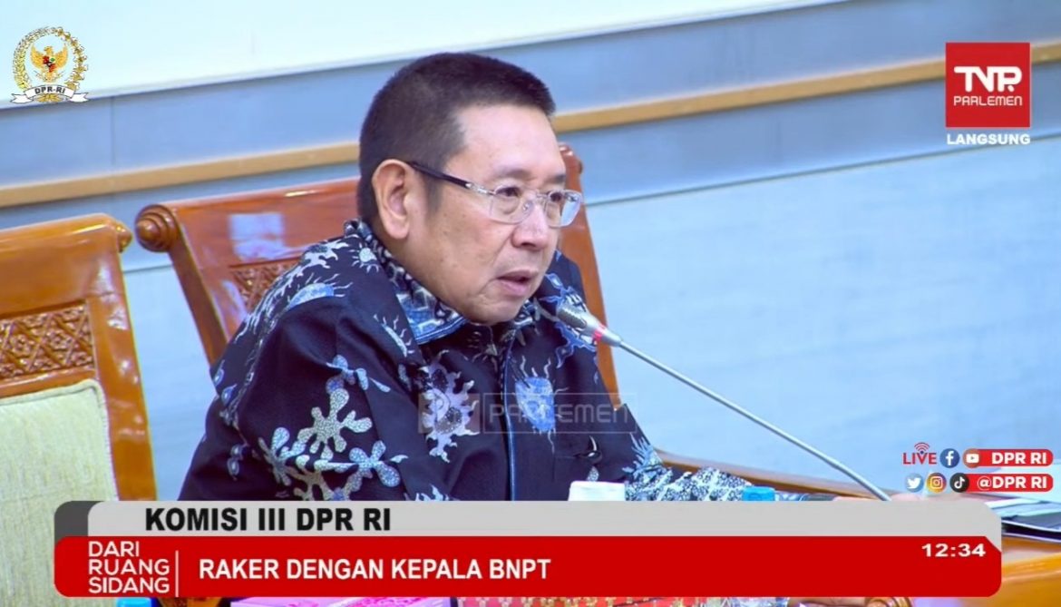 Anggota Komisi III DPR Fraksi Gerindra Wihadi Wiyanto