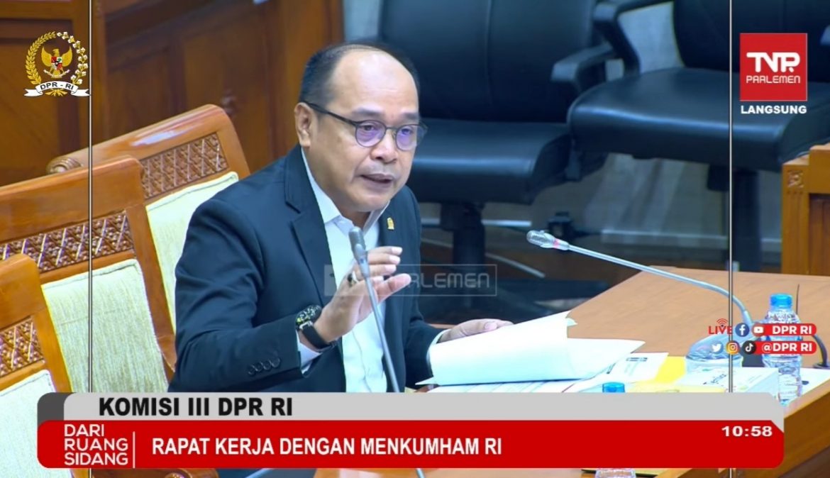 Anggota Komisi III DPR Fraksi Golkar Supriansa