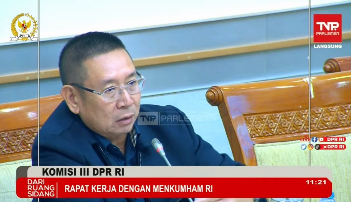 Anggota Komisi III DPR Fraksi Gerindra Wihadi Wiyanto Anggota Komisi III DPR Fraksi Gerindra Wihadi Wiyanto