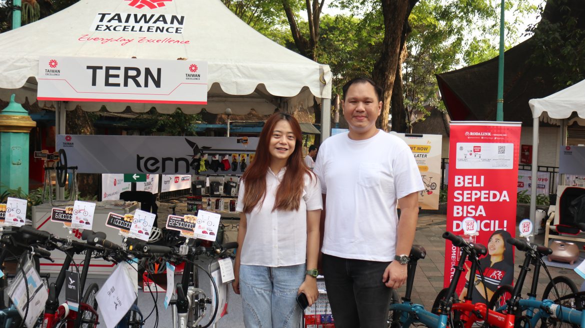 Ada Sepeda Tern di Event Taiwan Excellence Happy Run 2023