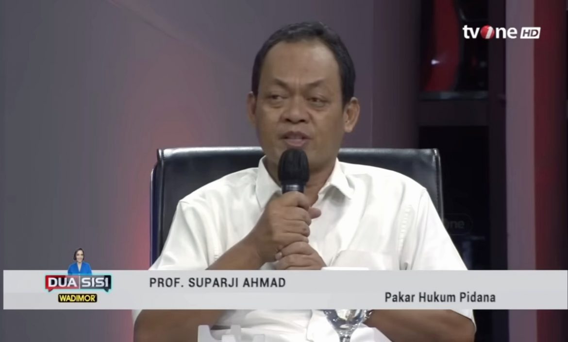 Guru Besar Ilmu Hukum Universitas Al Azhar Indonesia Suparji Achmad.