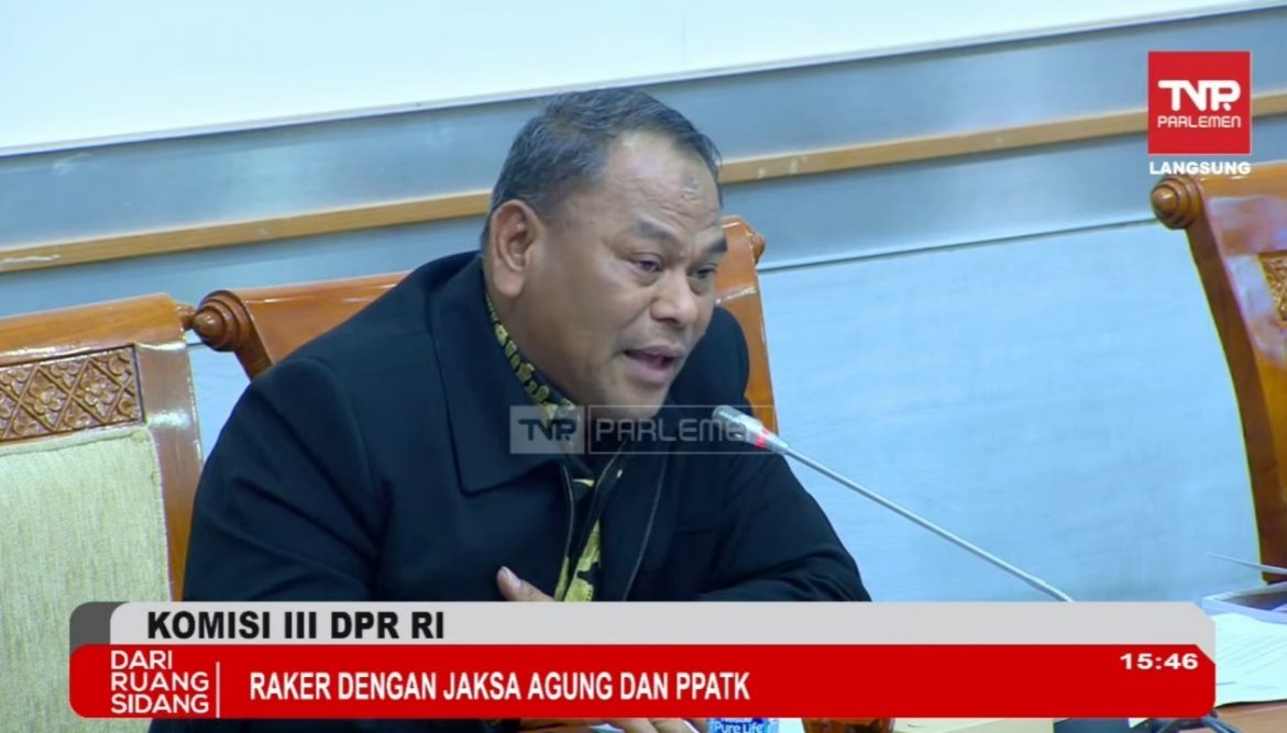 Anggota Komisi III DPR Fraksi Gerindra Rahmat Muhajirin
