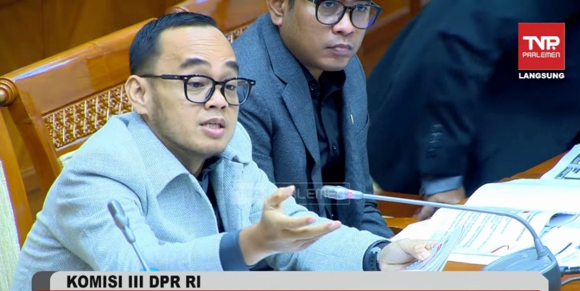 Anggota Komisi III DPR Fraksi PKB Mohamad Rano Alfath
