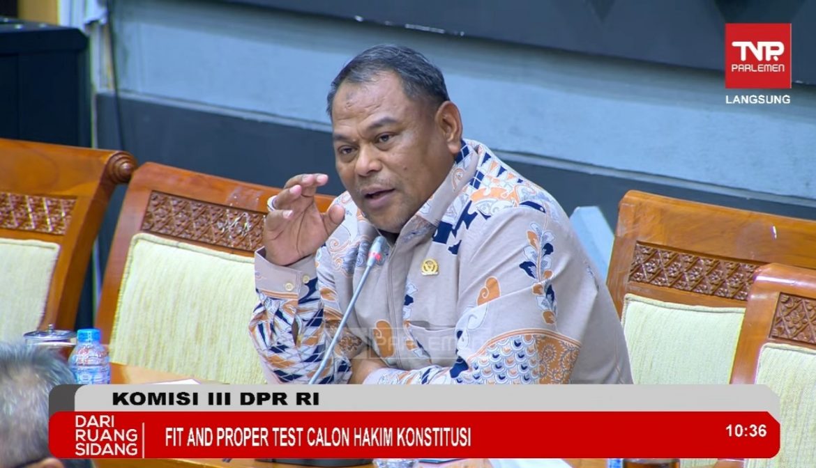 Anggota Komisi III DPR Fraksi Gerindra Rahmat Muhajirin