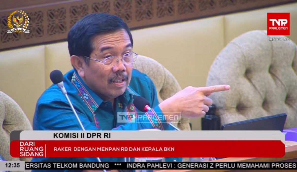 Anggota Komisi II DPR Fraksi Demokrat Ongku Parmonangan Hasibuan