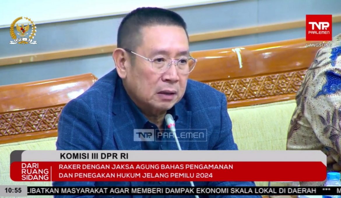 Anggota Komisi III DPR Fraksi Gerindra Wihadi Wiyanto