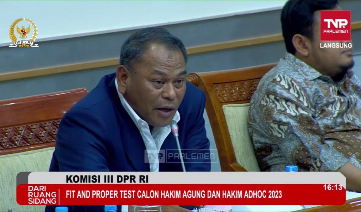 Anggota Komisi III DPR Fraksi Gerindra Rahmat Muhajirin