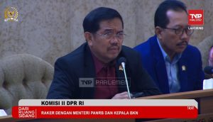 Anggota Komisi II DPR Fraksi Demokrat Ongku Parmonangan Hasibuan